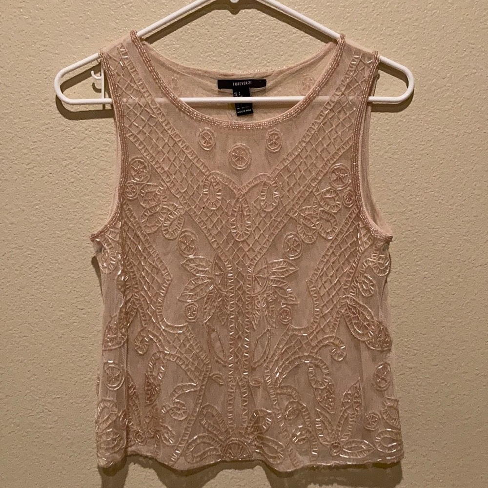 Forever 21 Sequin Blouse